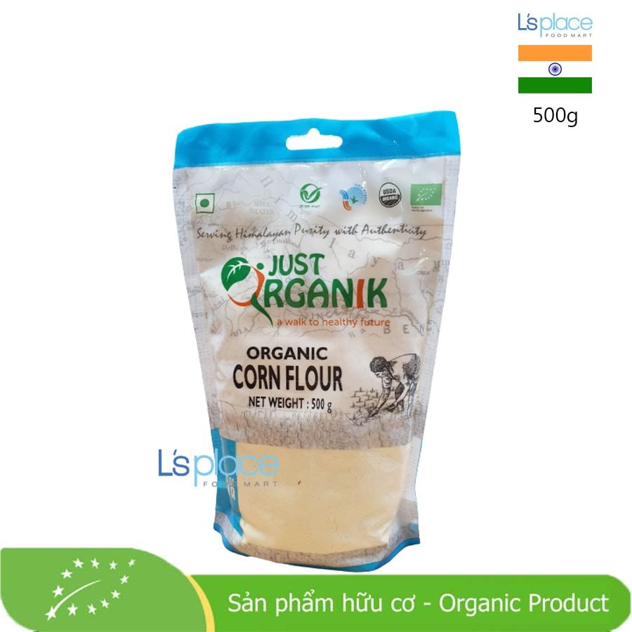 Just Organik bột ngô hữu cơ
